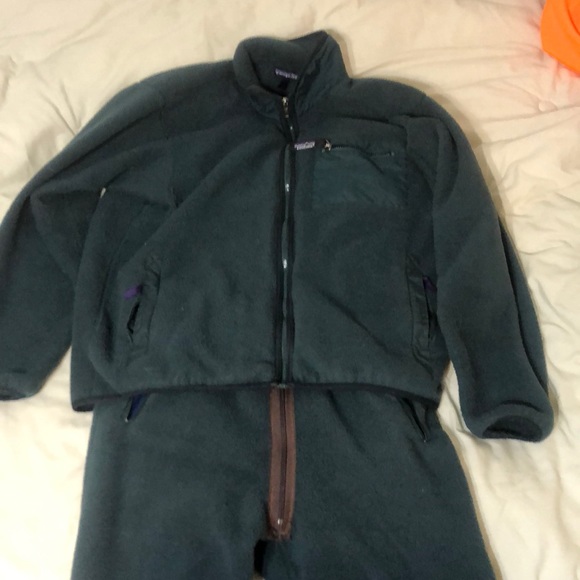 Patagonia Other - Patagonia jacket pant set Large men hunter green